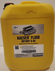 Olio sintetico KAESER S46 compressori a vite tanica da 10 litri